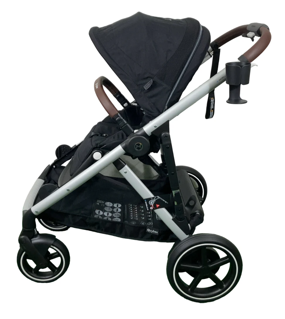 Cybex e-Gazelle S Stroller, 2024, Black, Moon Black - Image 3