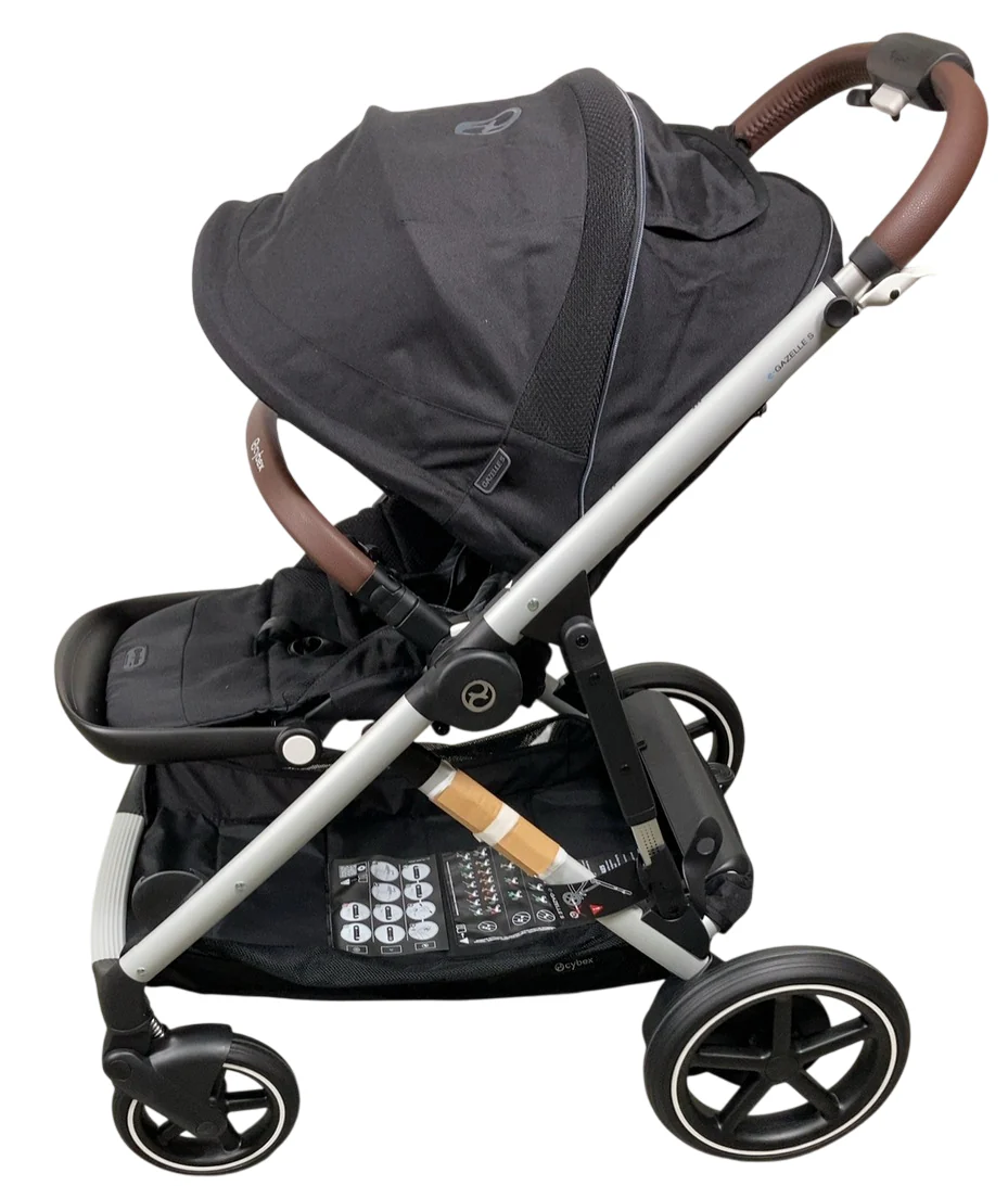 Cybex e-Gazelle S Stroller, 2024, Moon Black, Silver - Image 8