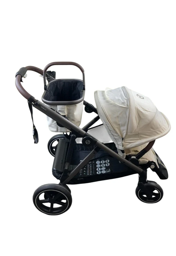 Cybex e-Gazelle S Stroller, 2024, Seashell Beige, Taupe - Image 2