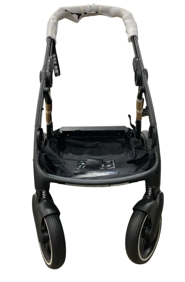 Cybex e-Gazelle S Stroller Frame, 2024, Almond Beige, Black