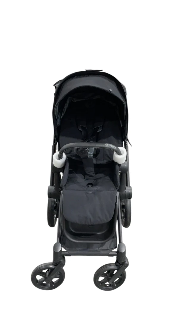 Cybex E-PRIAM Electric Stroller, 2023, Deep Black, Matte Black, with Battery