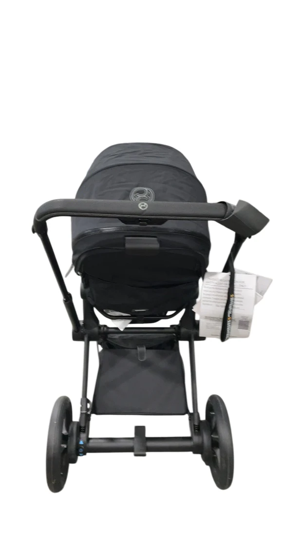 Cybex E-PRIAM Electric Stroller, 2023, Deep Black, Matte Black, with Battery - Image 3