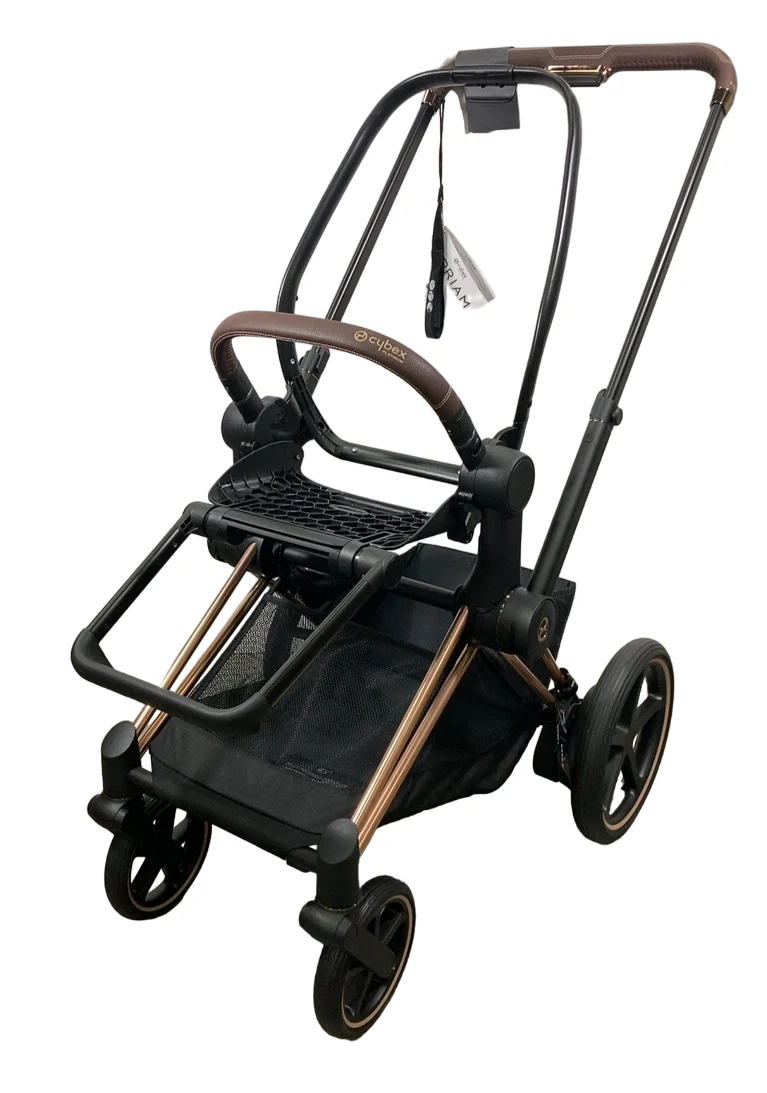 Cybex E-PRIAM Stroller Frame Only, 2019, Rosegold, without Battery