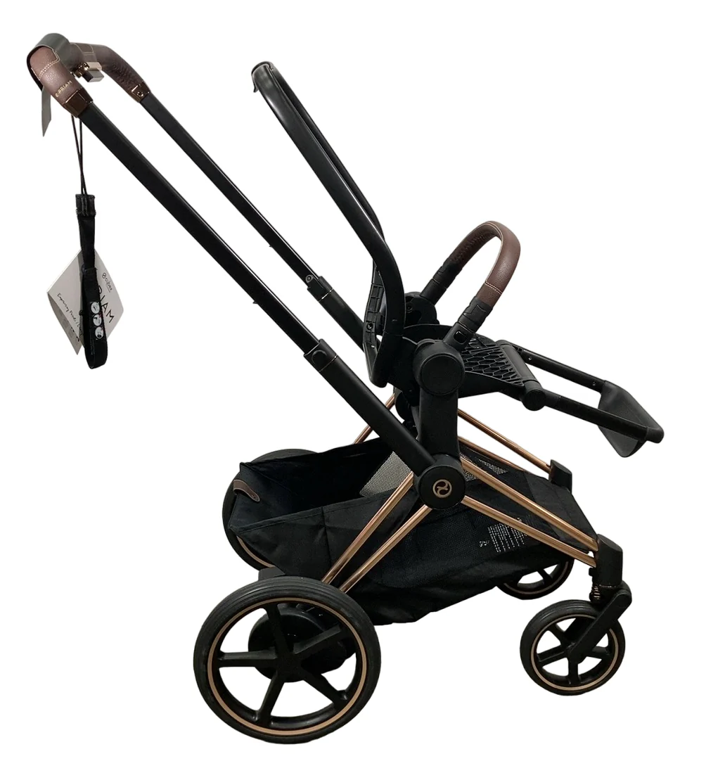 Cybex E-PRIAM Stroller Frame Only, 2019, Rosegold, without Battery - Image 2