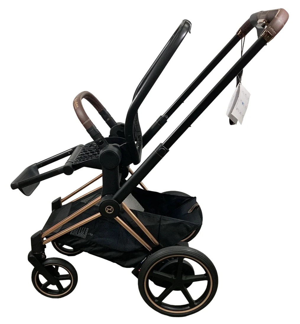Cybex E-PRIAM Stroller Frame Only, 2019, Rosegold, without Battery - Image 3