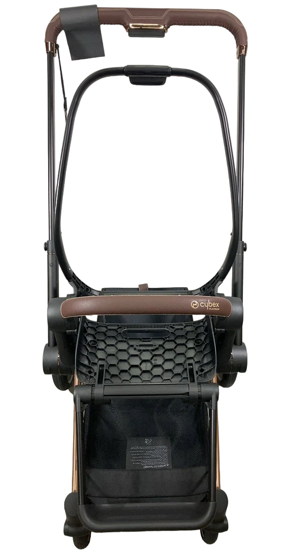 Cybex E-PRIAM Stroller Frame Only, 2019, Rosegold, without Battery - Image 4