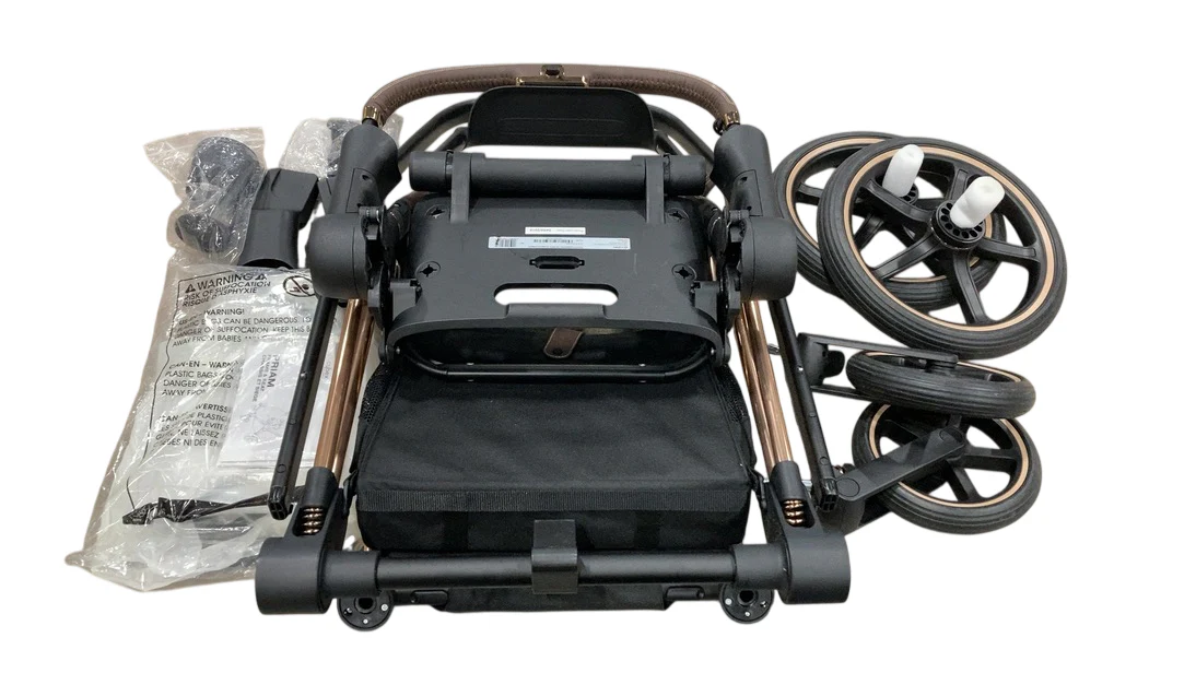 Cybex E-PRIAM Stroller Frame Only, 2019, Rosegold, without Battery