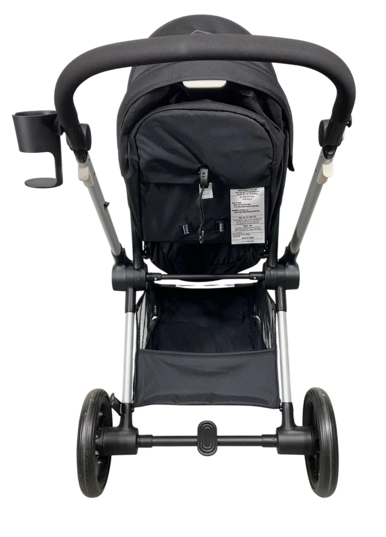 Cybex Eos and Aton G Swivel Travel System, 2024, Moon Black, Silver Frame - Image 7