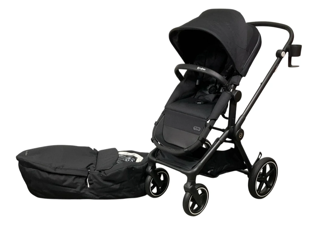 Cybex Eos Lux Stroller, 2023, Moon Black