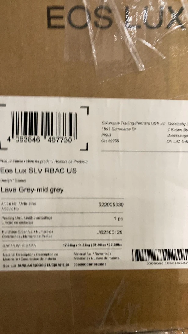 Cybex Eos Lux Stroller, 2024, Lava Grey - Image 10
