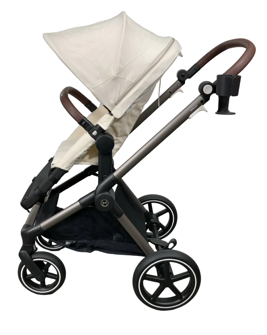 Cybex Eos Lux Stroller, 2024, Seashell Beige - Image 3