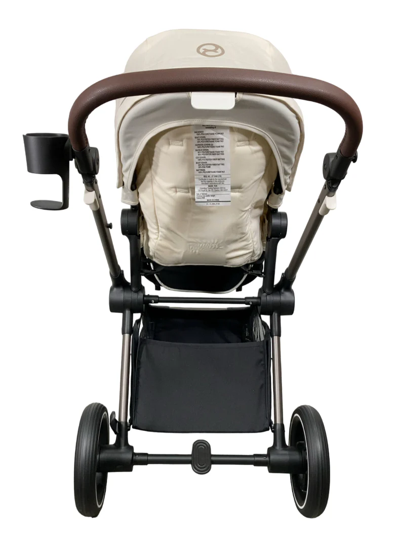 Cybex Eos Lux Stroller, 2024, Seashell Beige - Image 7