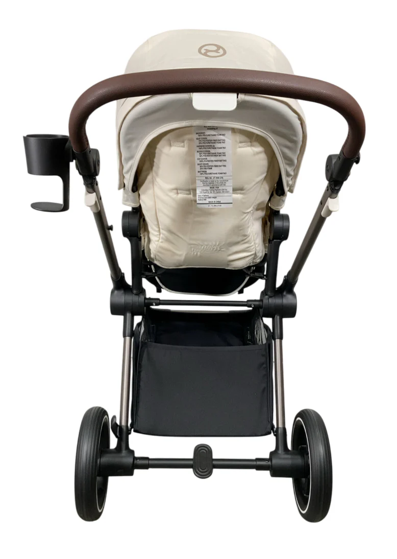 Cybex Eos Lux Stroller, 2024, Seashell Beige - Image 7