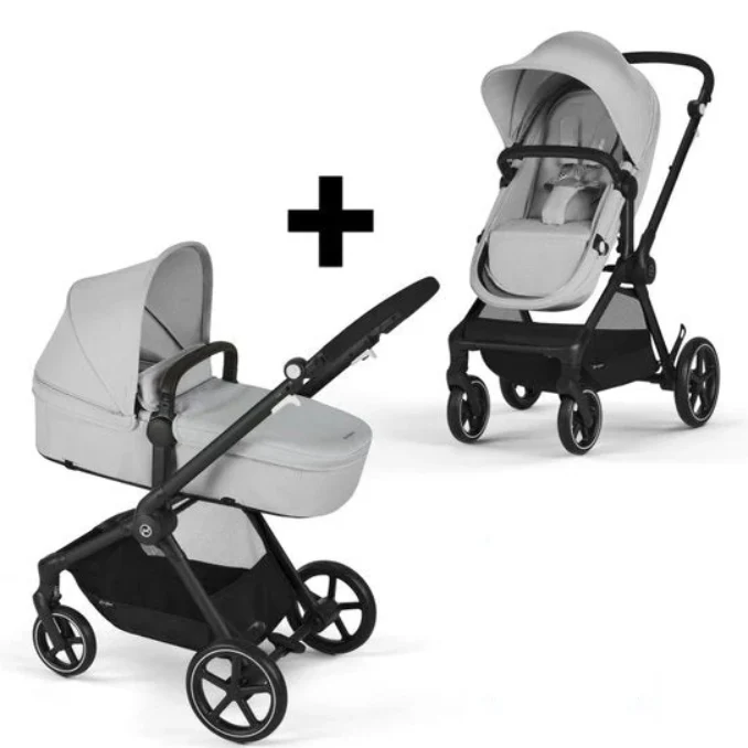 Cybex Eos Stroller, 2024, Black, Lava Grey - Image 2