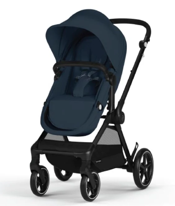Cybex Eos Stroller, 2024, Black, Ocean Blue