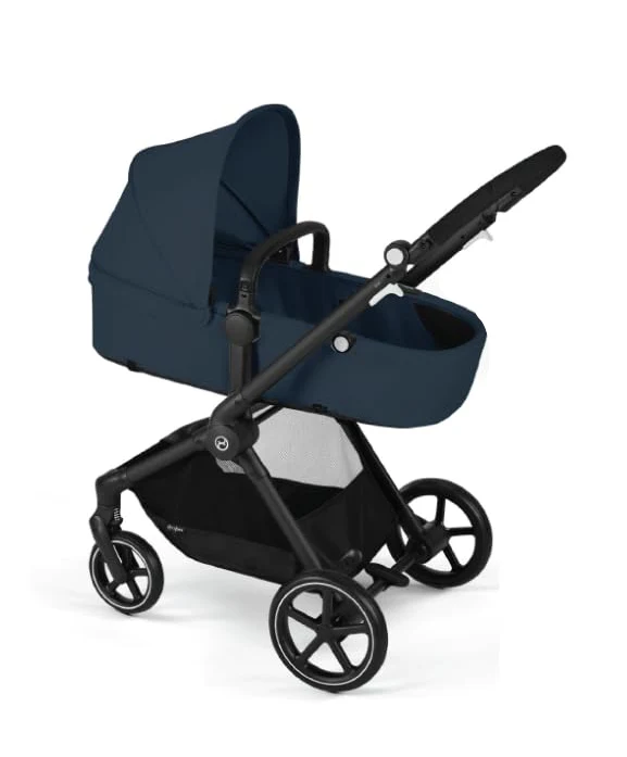 Cybex Eos Stroller, 2024, Black, Ocean Blue - Image 2