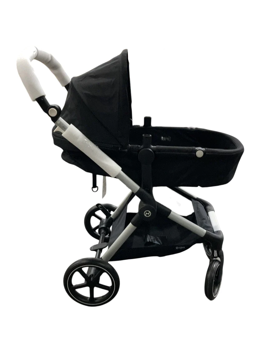 Cybex Eos Stroller, 2024, Moon Black, Silver