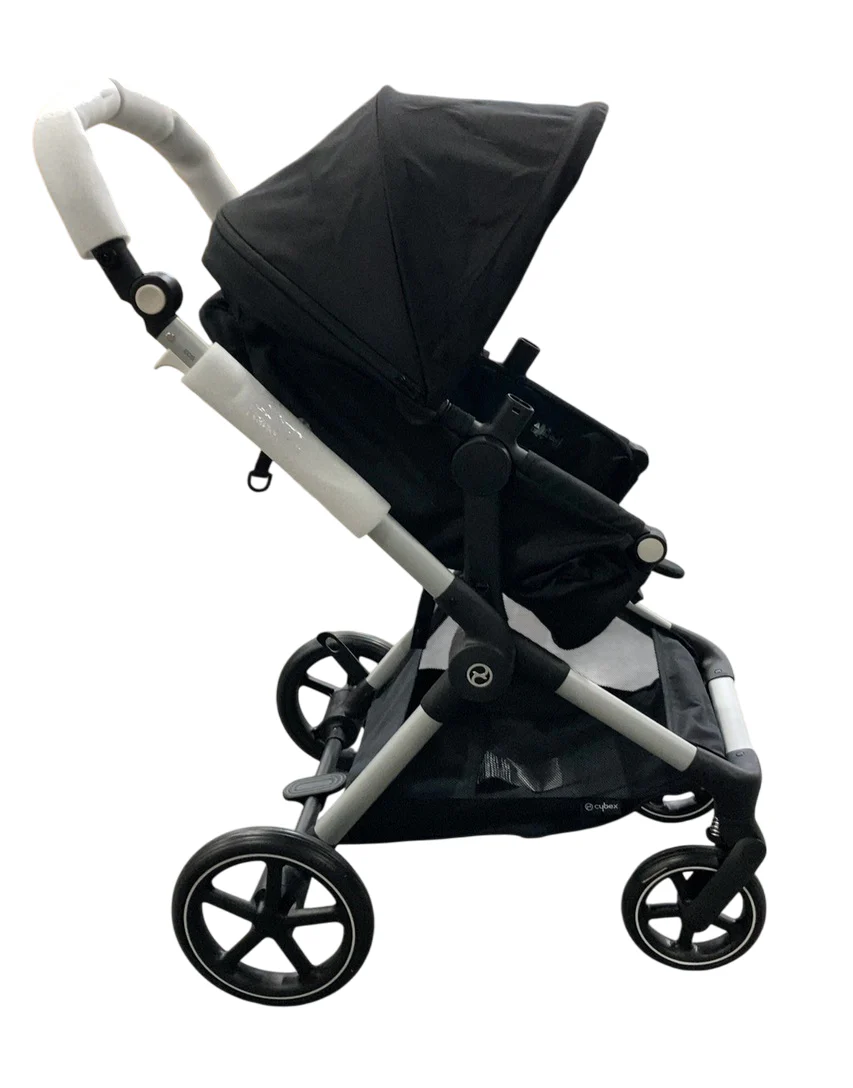 Cybex Eos Stroller, 2024, Moon Black, Silver - Image 2