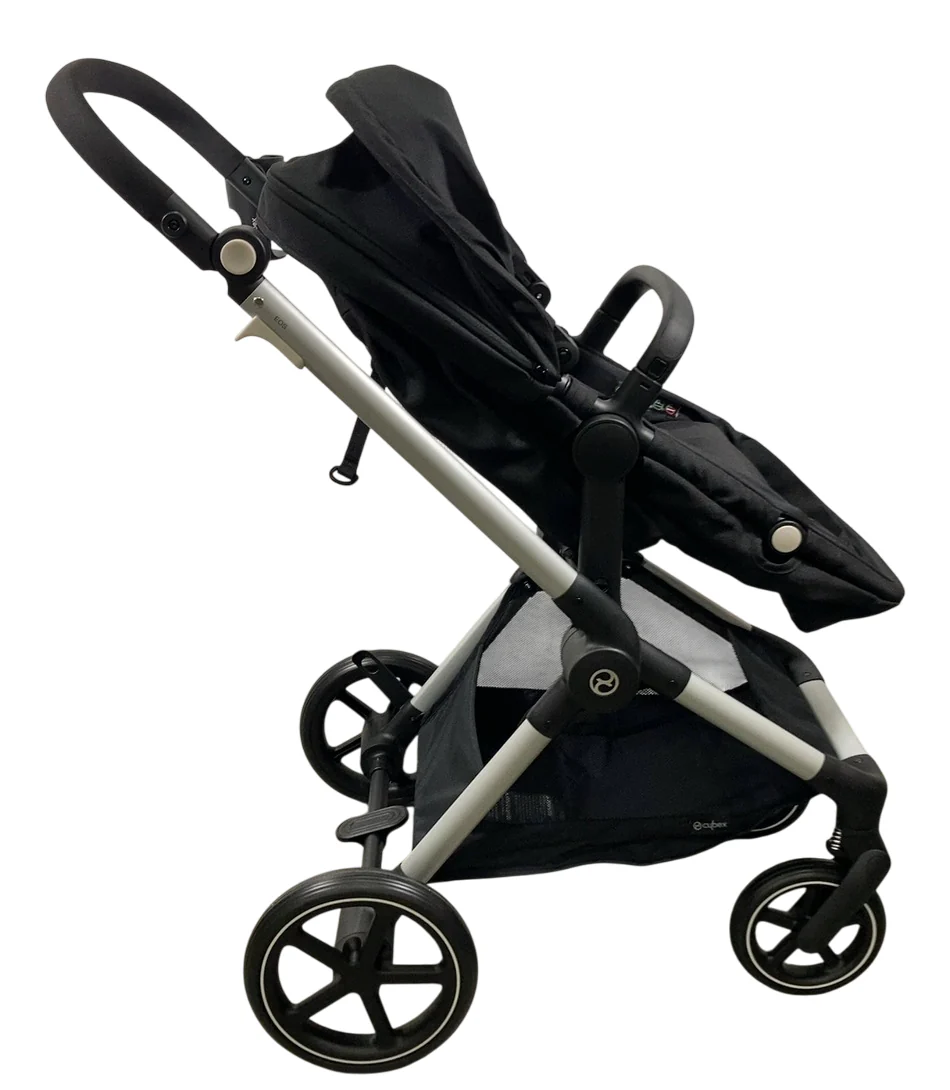 Cybex Eos Stroller, Silver, Moon Black, 2024 - Image 2