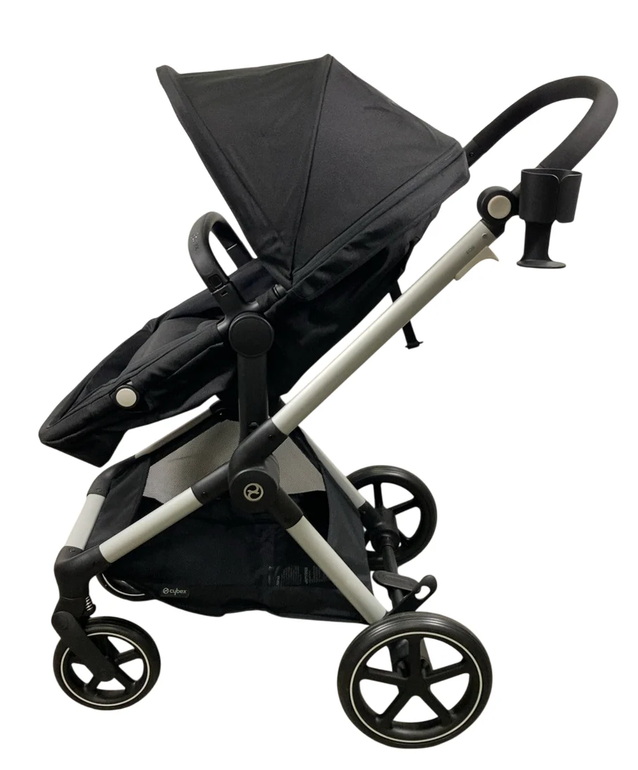 Cybex Eos Stroller, Silver, Moon Black, 2024 - Image 3