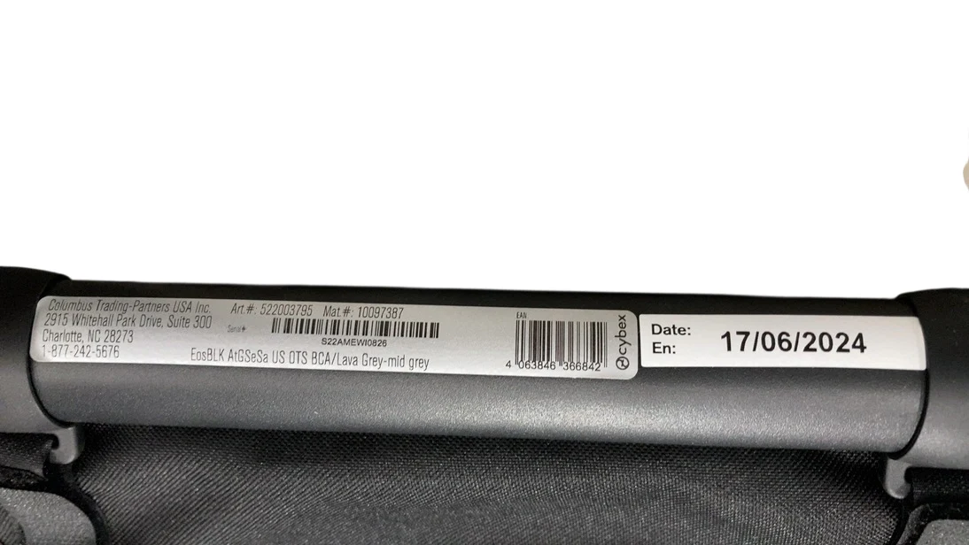 Cybex Eos Stroller, Black, Lava Grey, 2024 - Image 10