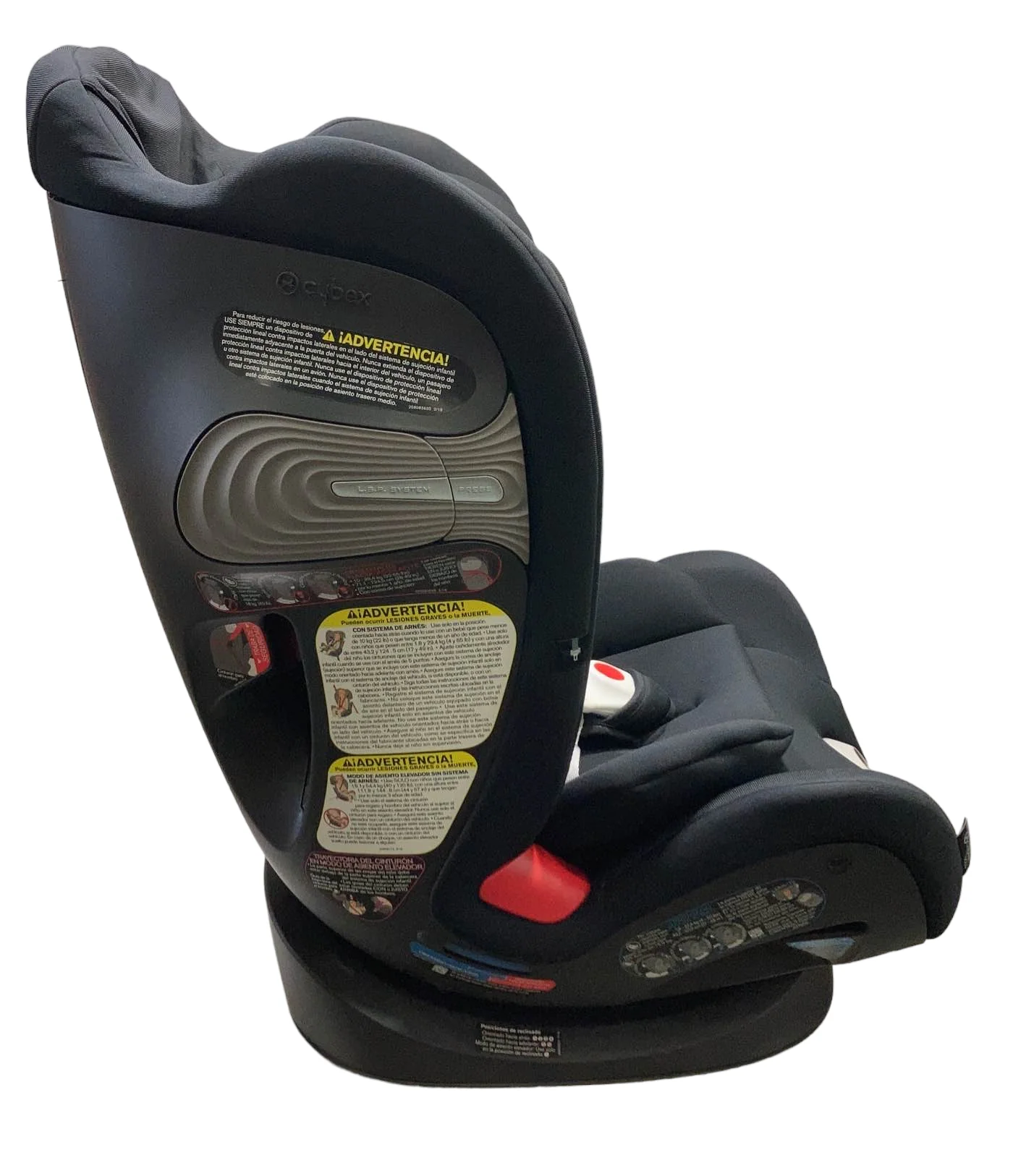 Cybex Eternis S All-In-One Car Seat with SensorSafe, 2021, Lavastone Black - Image 3