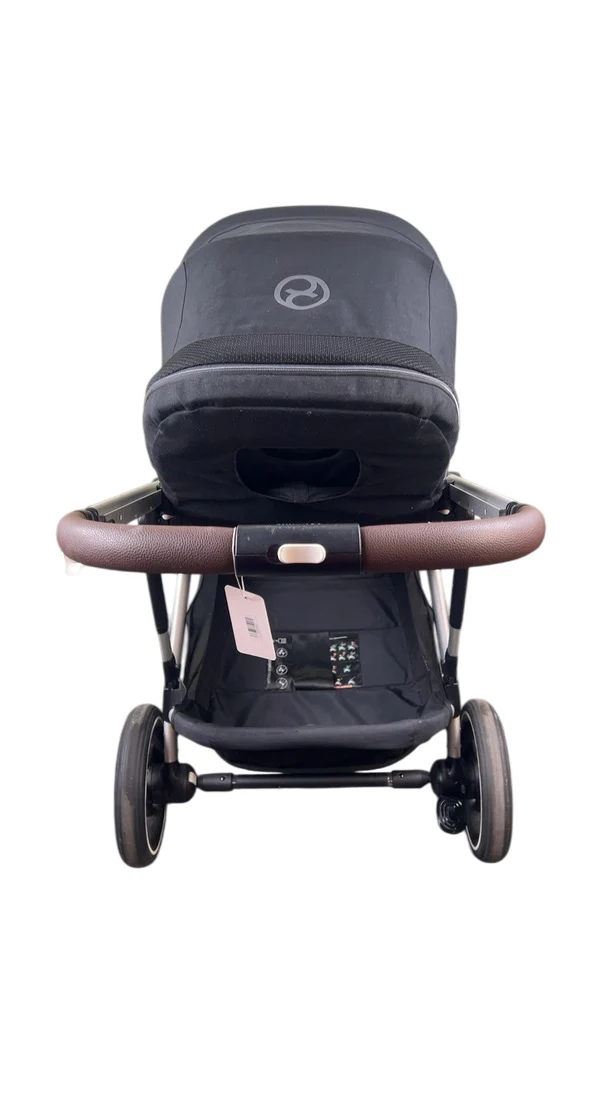 Cybex Gazelle S Modular Stroller, 2022, Moon Black, Silver Frame - Image 3