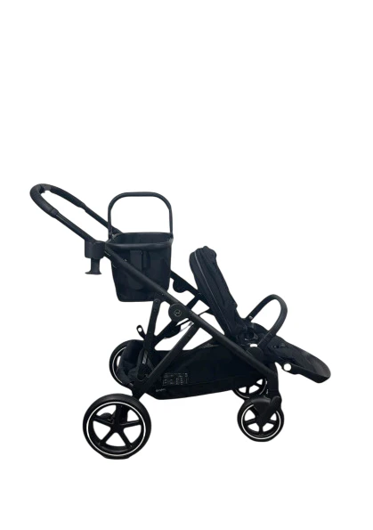 Cybex Gazelle S Modular Stroller, 2023, Black Frame, Moon Black - Image 3