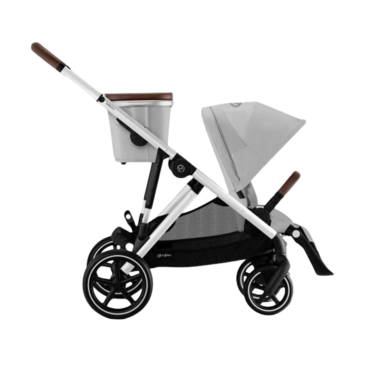 Cybex Gazelle S Modular Stroller, 2023, Lava Grey, Silver Frame - Image 2