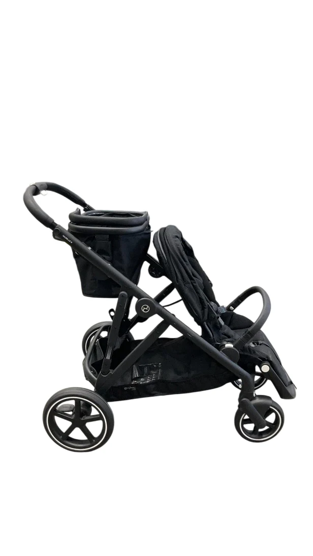 Cybex Gazelle S Modular Stroller, 2023, Moon Black, Black Frame - Image 2