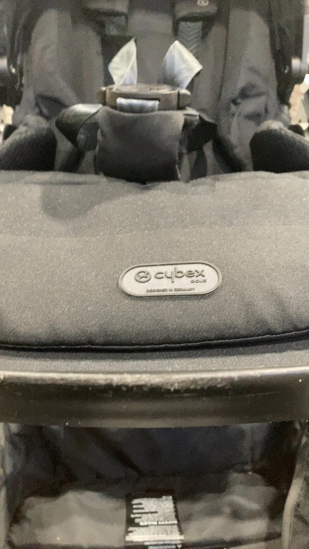 Cybex Gazelle S Modular Stroller, 2023, Moon Black, Black Frame - Image 7