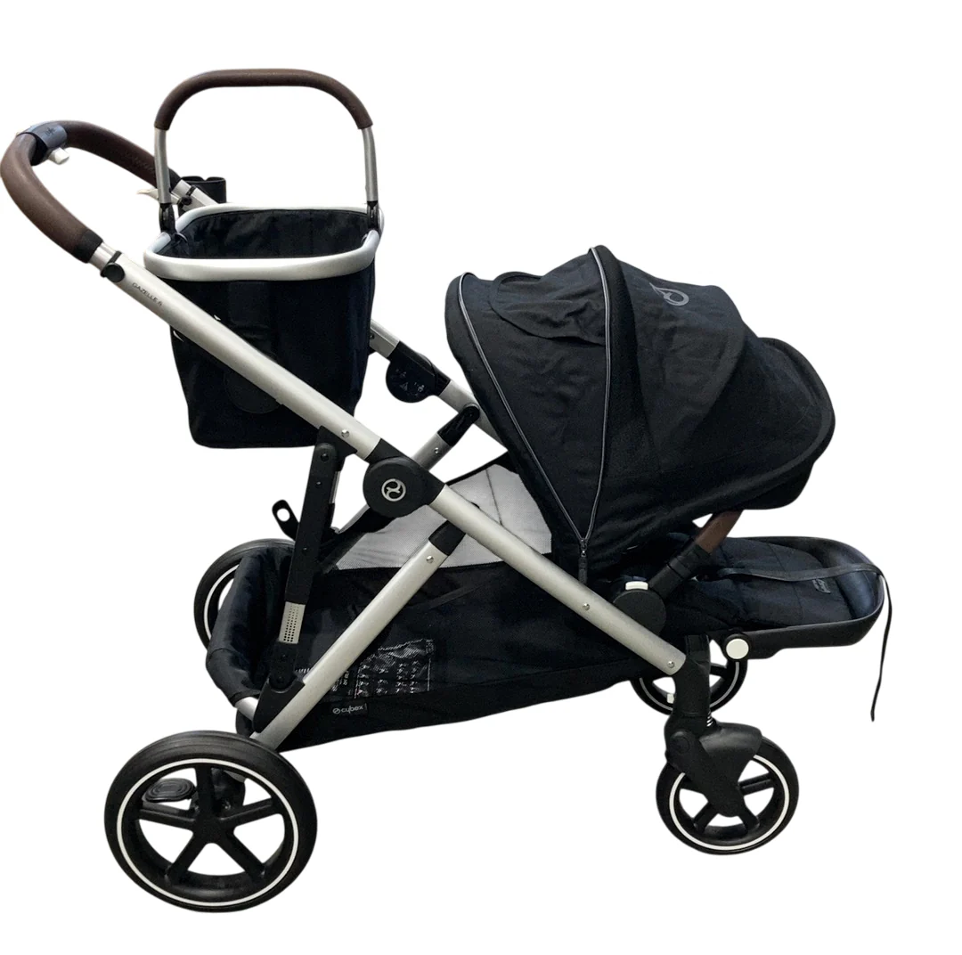 Cybex Gazelle S Modular Stroller, 2023, Moon Black, Silver Frame - Image 2
