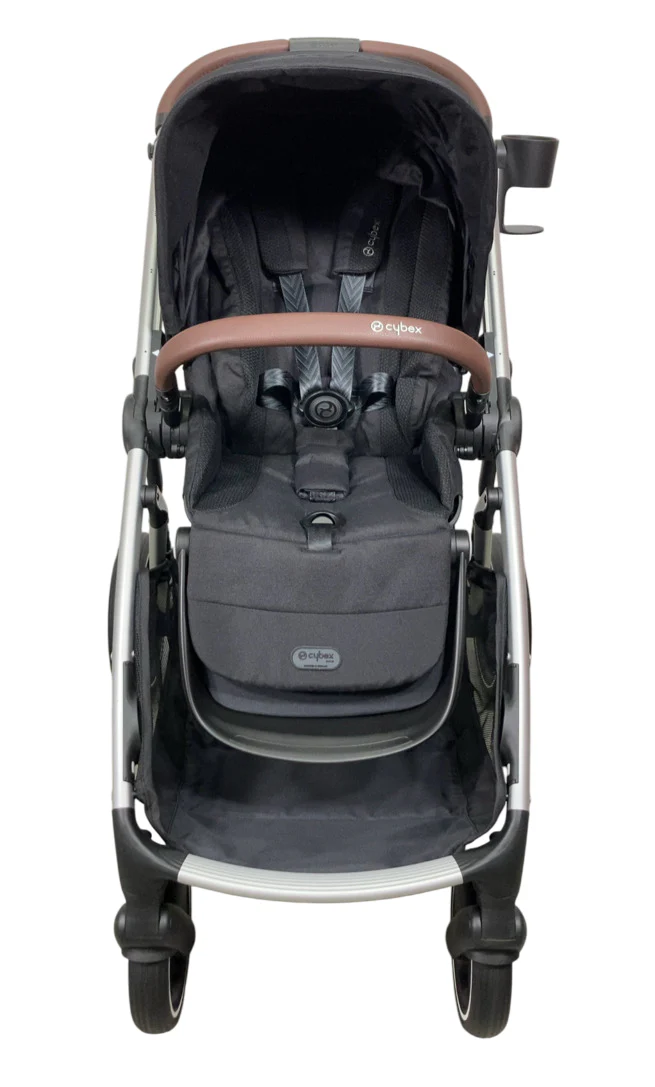 Cybex Gazelle S Modular Stroller, 2024, Moon Black, Silver Frame - Image 4