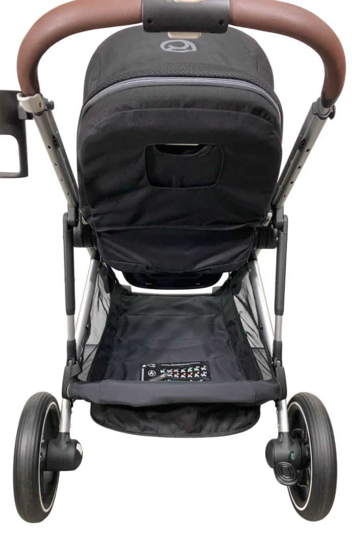 Cybex Gazelle S Modular Stroller, 2024, Moon Black, Silver Frame - Image 8