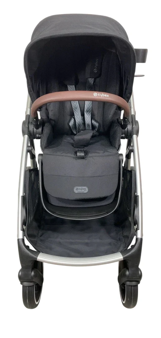 Cybex Gazelle S Modular Stroller, 2024, Moon Black, Silver Frame - Image 4