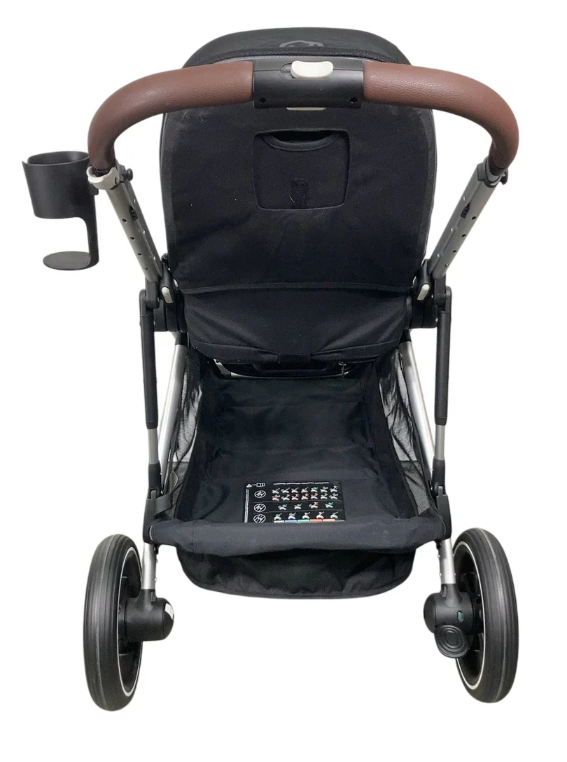 Cybex Gazelle S Modular Stroller, 2024, Moon Black, Silver Frame - Image 5