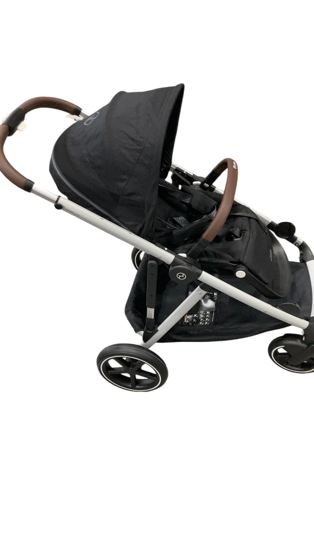 Cybex Gazelle S Modular Stroller, 2024, Moon Black, Silver Frame - Image 2