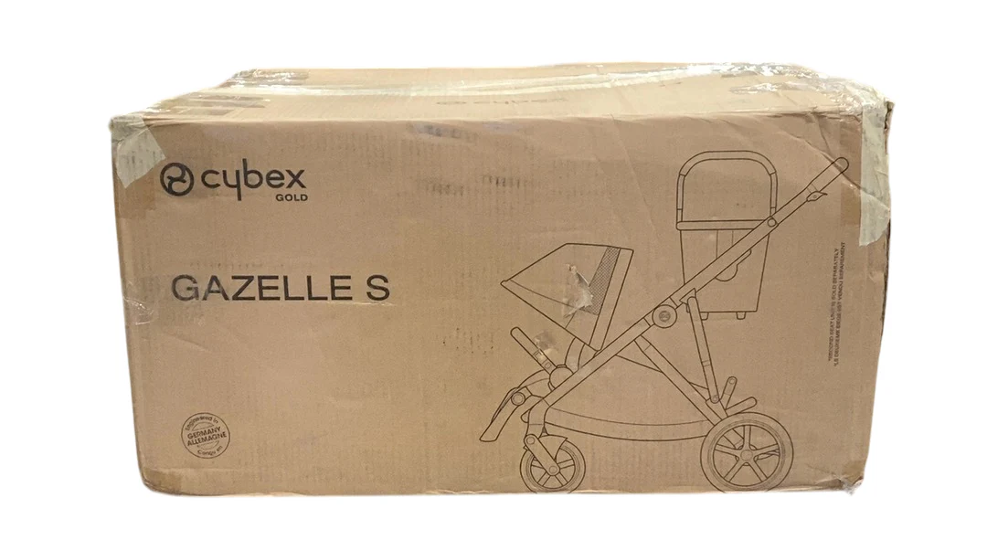 Cybex Gazelle S Modular Stroller, 2024, Moon Black, Taupe Frame - Image 10