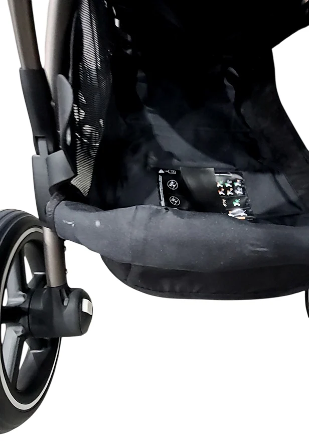 Cybex Gazelle S Modular Stroller, 2024, Moon Black, Taupe Frame - Image 5