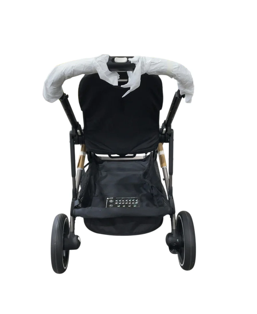 Cybex Gazelle S Modular Stroller, 2024, Moon Black, Taupe Frame - Image 6