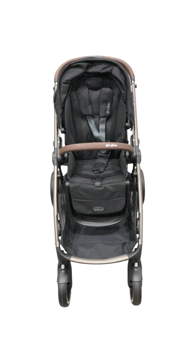 Cybex Gazelle S Modular Stroller, 2024, Moon Black, Taupe Frame - Image 3