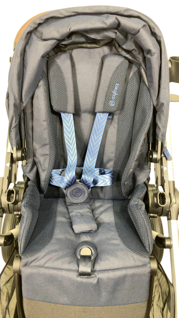 Cybex Gazelle S Modular Stroller, 2024, Ocean Blue, Silver Frame - Image 5