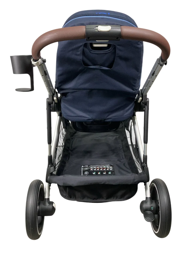Cybex Gazelle S Modular Stroller, 2024, Ocean Blue, Silver Frame - Image 6