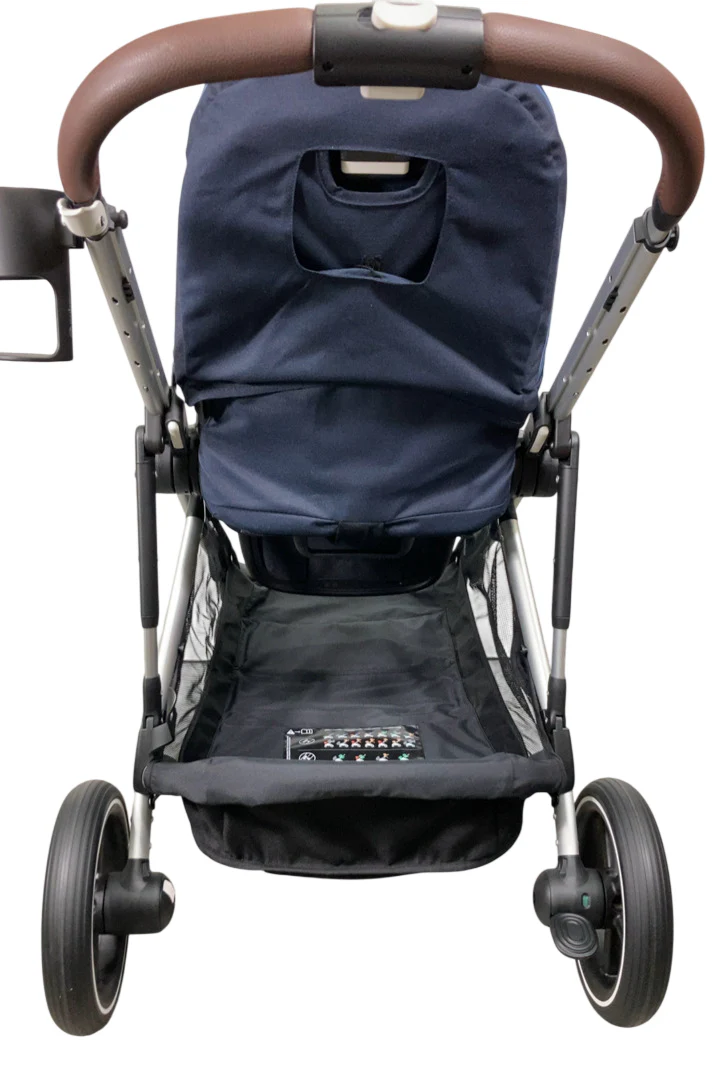 Cybex Gazelle S Modular Stroller, 2024, Ocean Blue, Silver Frame - Image 7