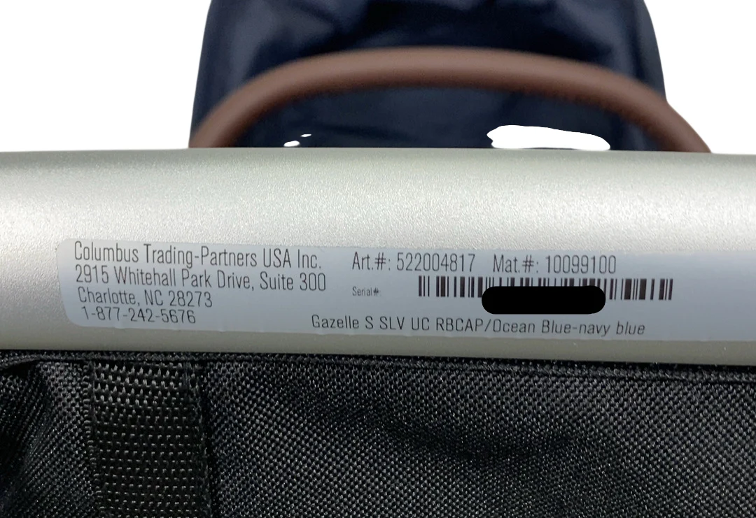 Cybex Gazelle S Modular Stroller, 2024, Ocean Blue, Silver Frame - Image 9