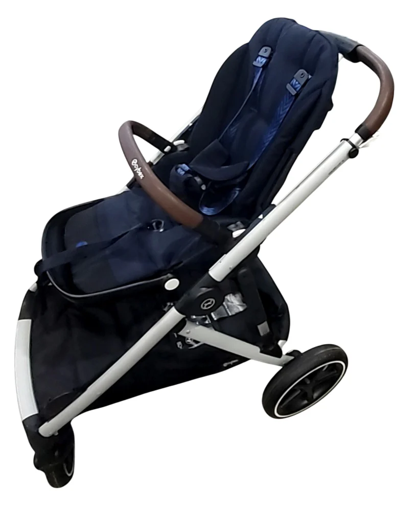 Cybex Gazelle S Modular Stroller, 2024, Ocean Blue, Silver Frame - Image 2