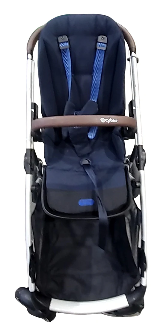 Cybex Gazelle S Modular Stroller, 2024, Ocean Blue, Silver Frame - Image 3