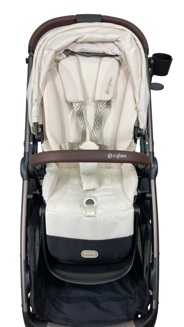 Cybex Gazelle S Modular Stroller, 2024, Seashell Beige, Taupe Frame - Image 5