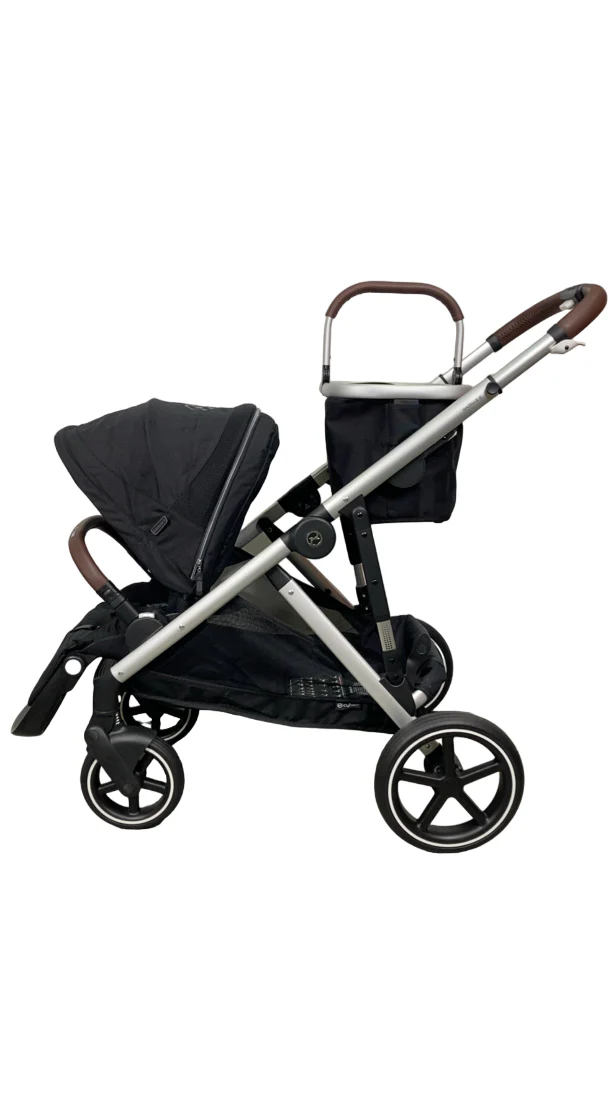 Cybex Gazelle S Modular Stroller, 2024, Silver Frame, Moon Black - Image 4