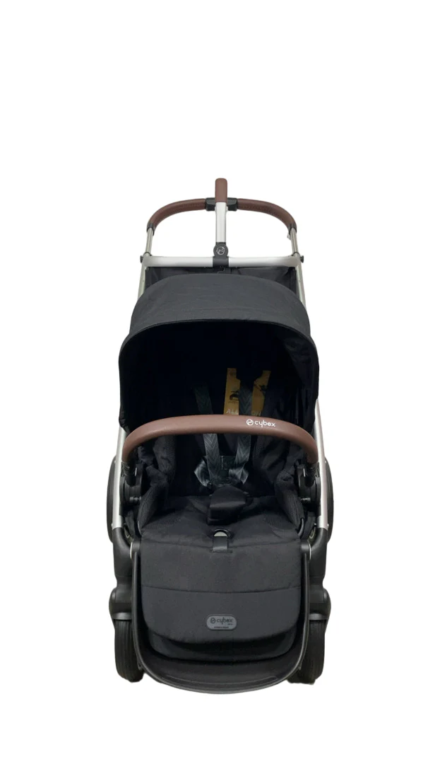 Cybex Gazelle S Modular Stroller, 2024, Silver Frame, Moon Black - Image 5